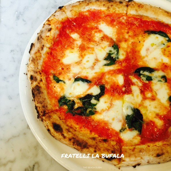 The Pizza - Neapolitan real tomato mozarella pizza at Fratelli La Bufala
