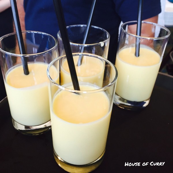 Mango lassi at The House of Curry Dubai Marina